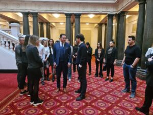 Посещение със студенти от НБУ в Народното събрание