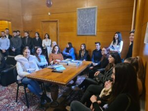 Посещение със студенти от ПУ в Народното събрание