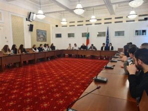 Посещение със студенти в Народното събрание